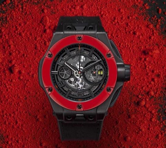 The integrated design of this Hublot is passionate, dynamic and strong.